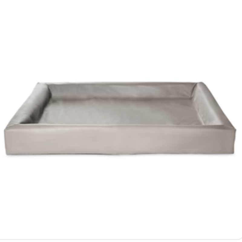 Bett in Taupe mit Orthopädischem Polyetherkern - myfurryfriends.de